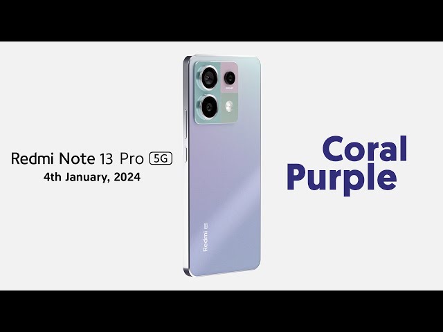 REDMI NOTE 13 PRO 5G 12+256GB Coral Purple